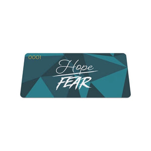ZOX Wristband - Hope Over Fear (Upbeat Motivational) - Medium Size