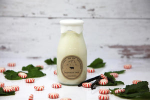 Milk Bottle Candle - Peppermint Twist