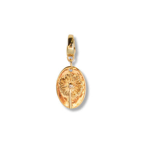 Lenny & Eva Dandelion Charm - CZ