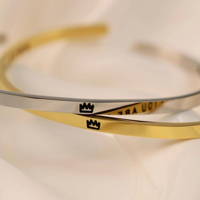 Bracelet - Remember Who You Are and Straighten Your Crown