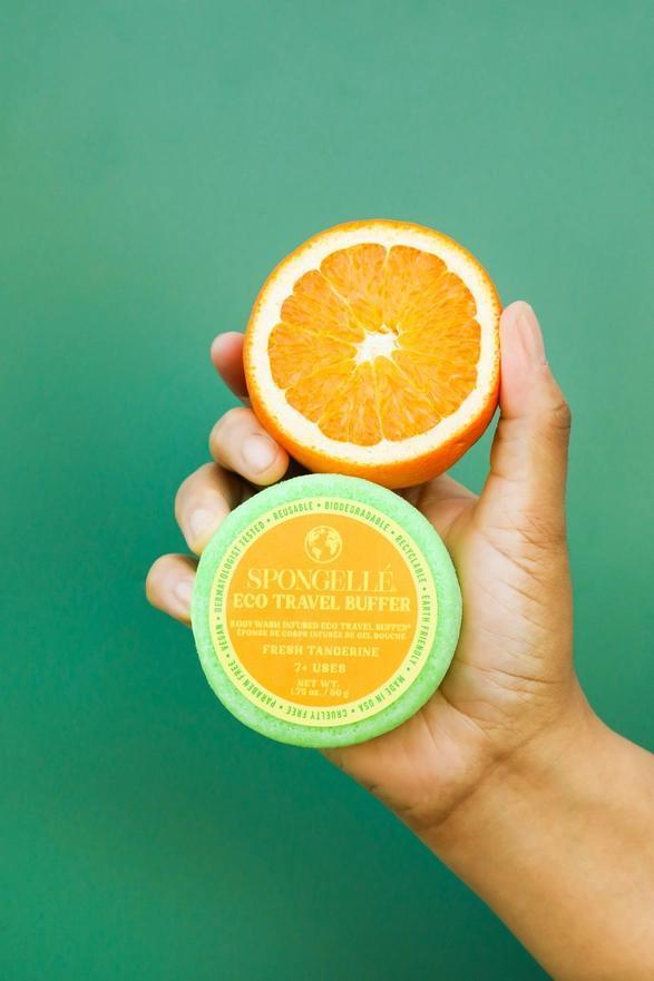 Spongelle Eco Travel Buffer - Fresh Tangerine