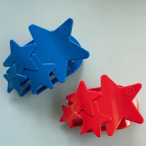 TeleTies Flat Hair Clip Large - Shooting Star