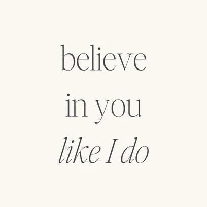 Bracelet - Believe In You Like I Do (Within)