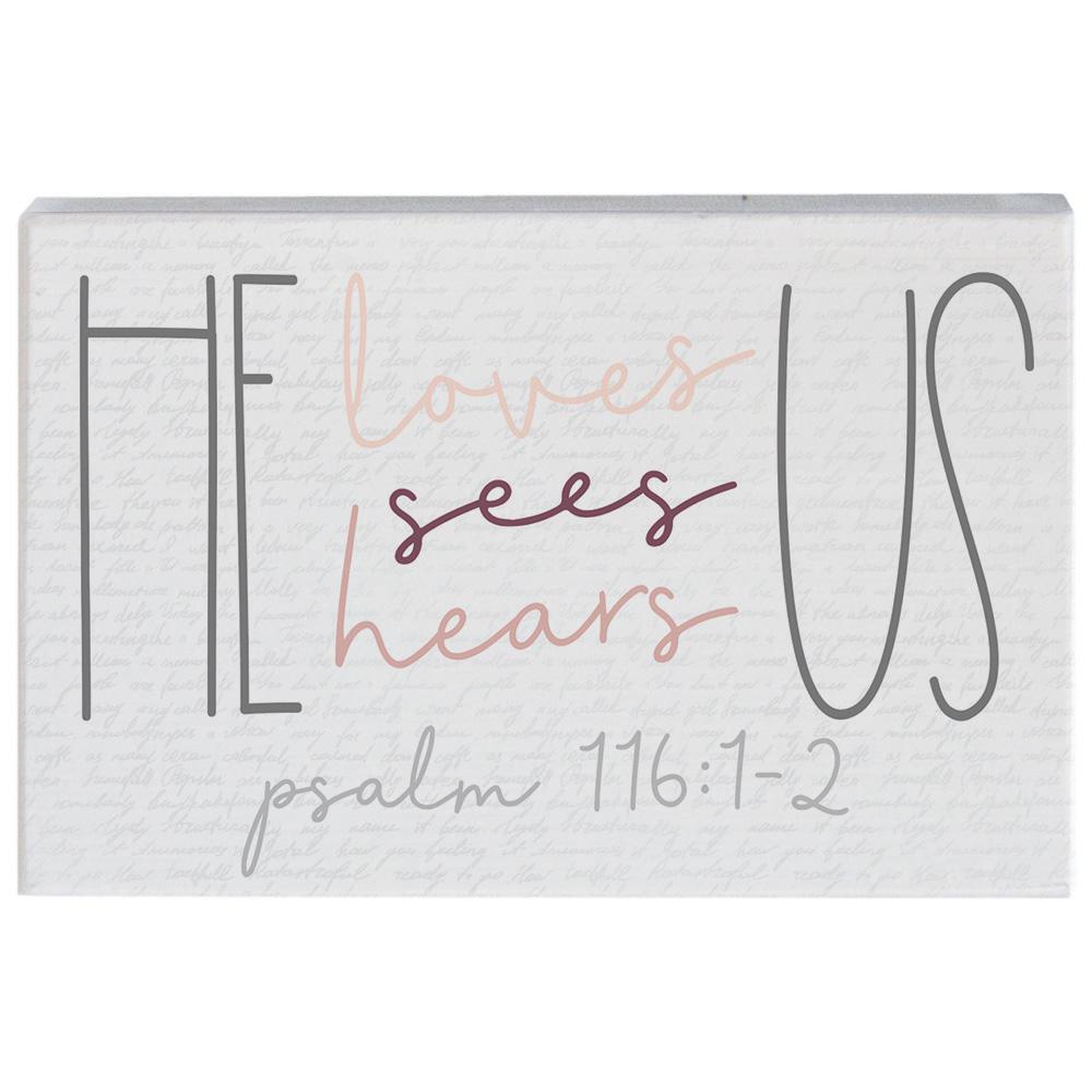 Psalm 116: 1-2 Small Talk Rectangle