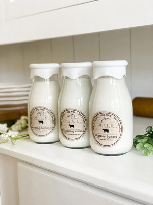 Milk Bottle Candle - Bless Your Heart (Orange & Vanilla)