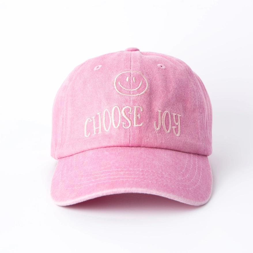 Baseball Cap - Mauve (Pigment Dye) - Choose Joy