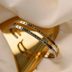 Bracelet - What is Meant For You Will Find Its Way