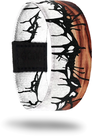 ZOX Wristband - Stronger Than Ever (Uplifting Motivational) - Medium Size