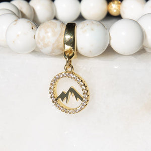 Lenny & Eva Mountain CZ Charm