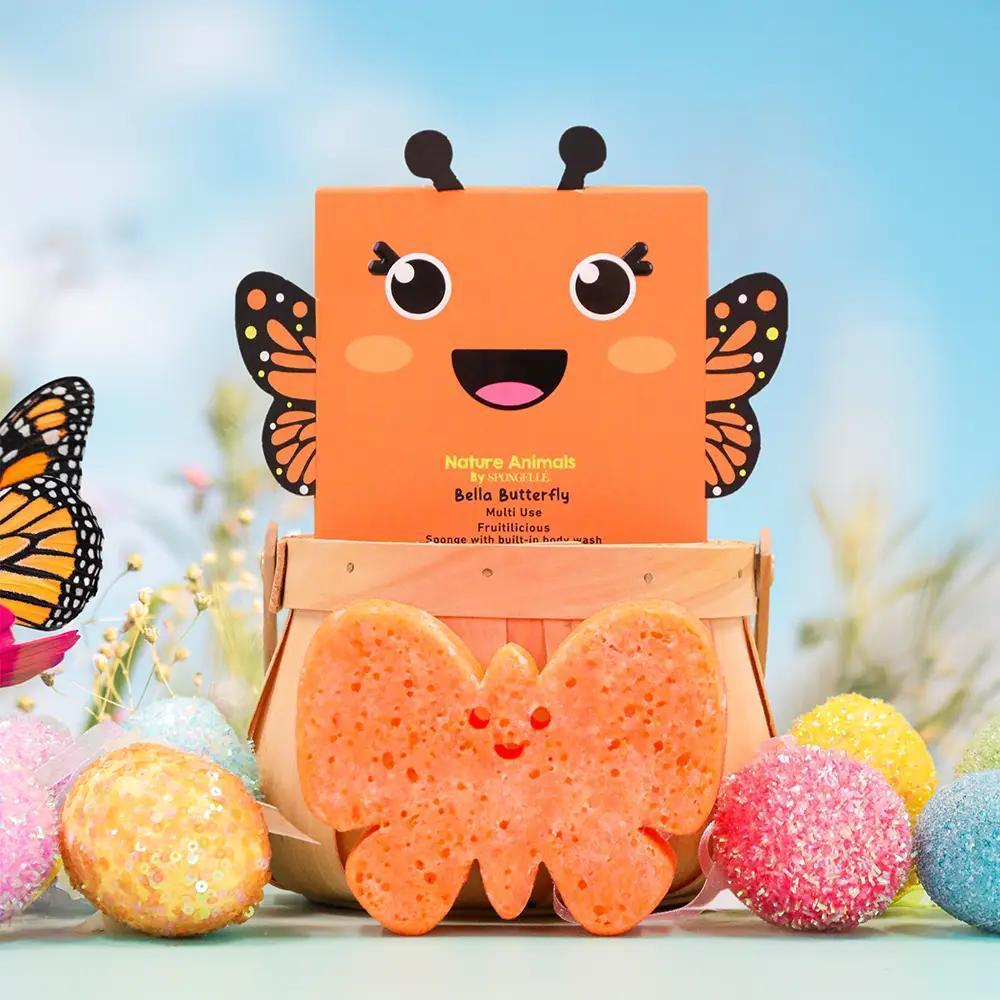 Spongelle Nature Animal Body Wash for Kids - Bella Butterfly