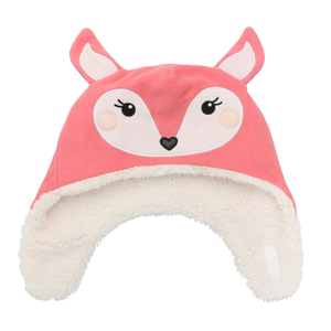 Kids & Baby Reversible Sherpa Hat - Bunny/Deer