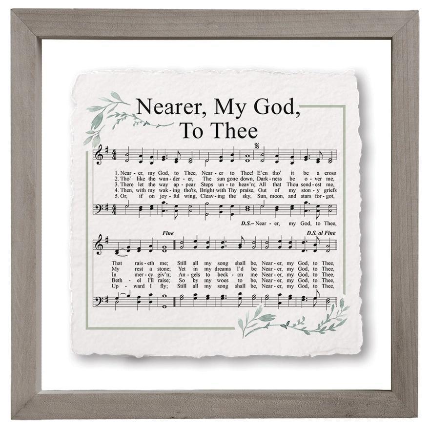 Nearer God Hymn - Floating Art Square