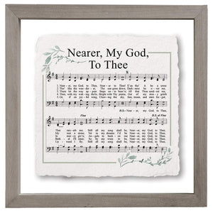 Nearer God Hymn - Floating Art Square
