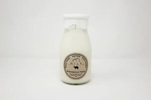 Milk Bottle Candle - Watermelon Patch