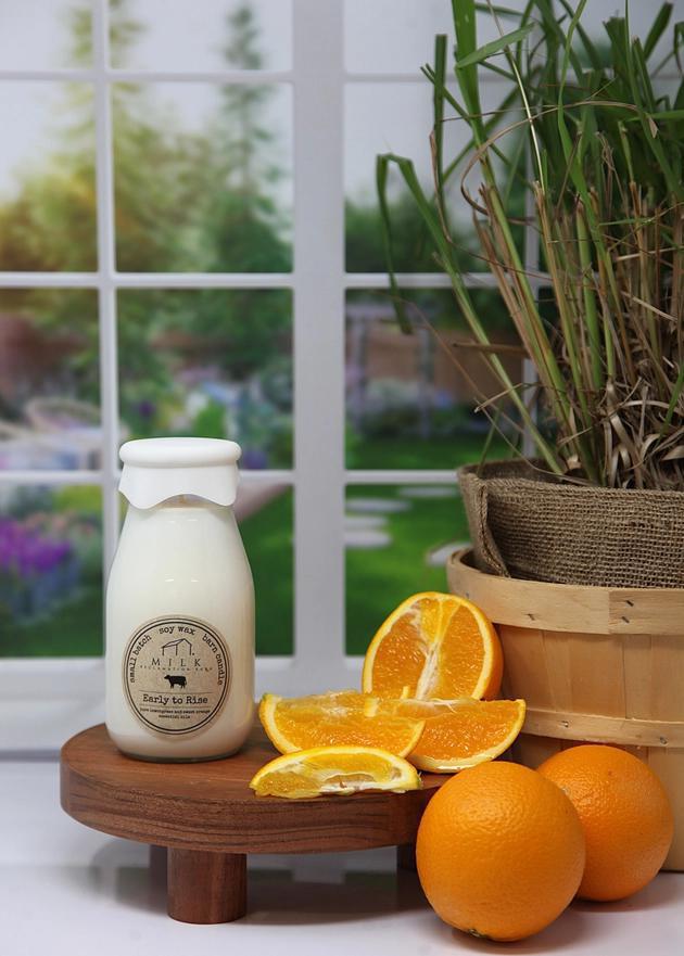 Milk Bottle Candle - Early to Rise