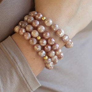 Lenny & Eva Gemstone Bracelet - Faceted Sunstone