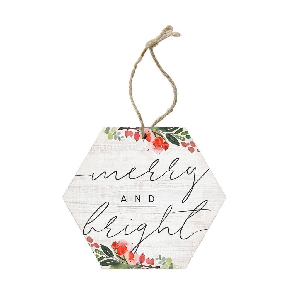 Ornament - Merry & Bright