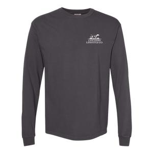 Duck Down Long Sleeve Tee - Granite