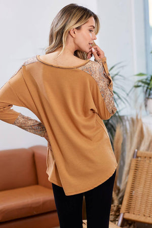 Day Break Vintage Top - Camel