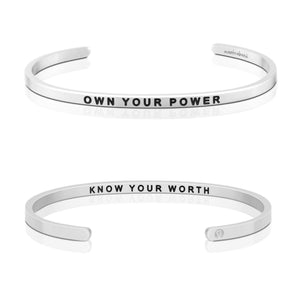 Bracelet - Own Your Power, Know Your Worth