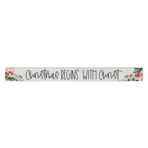 Christmas Begins with Christ - Talking Stick