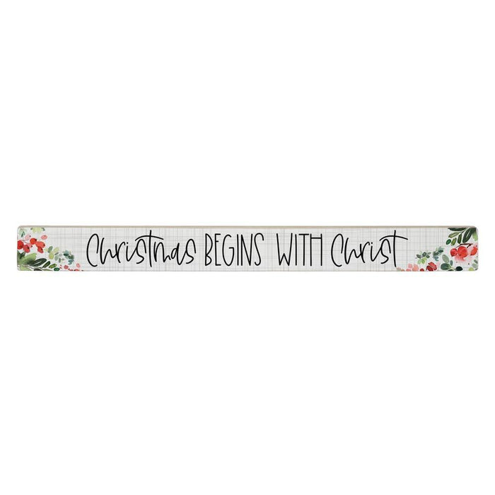 Christmas Begins with Christ - Talking Stick