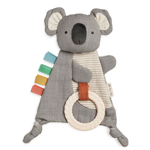 Bitzy Crinkle Sensory Toy with Teether