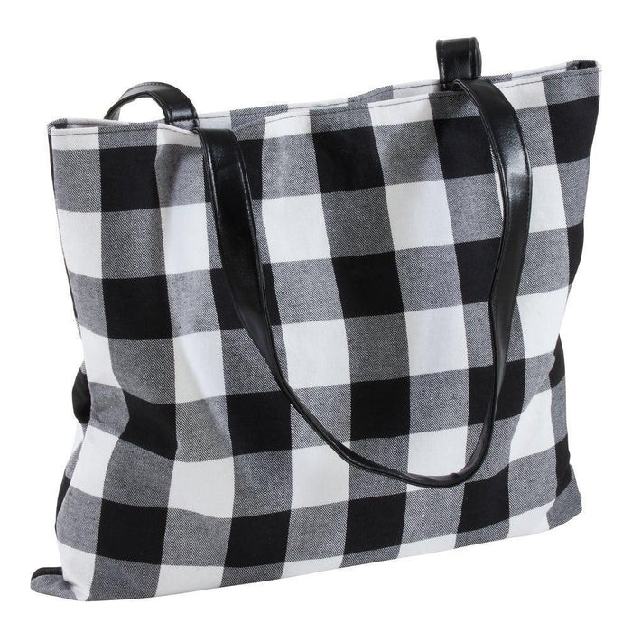 SAR - Buffalo Plaid Tote Bag