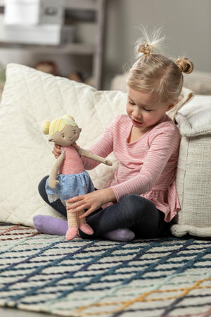 Strong Little Girl Dolls - Redhead Haired Doll