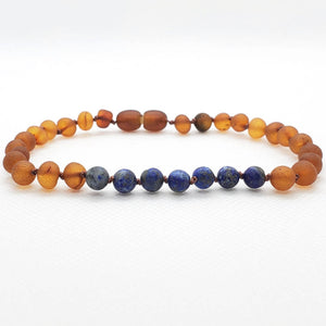 RBA - Adult Baltic Amber + Gemstone Bracelet