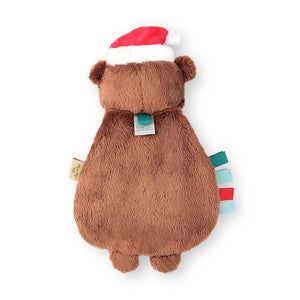 Itzy Lovey Plush + Teether Toy - Holiday Bear