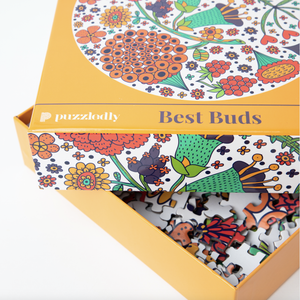 Puzzle - Best Buds - 500 Piece Circle Puzzle