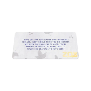 ZOX Wristband - I'm in Awe of You - Medium Size