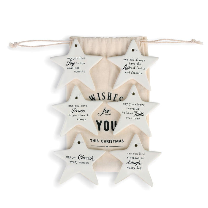 Christmas Ornaments - Wishes For You This Christmas (Set of 6)