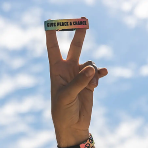 ZOX Wristband - Give Peace A Chance - Medium Size