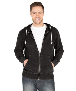 Camden Full Zip Hoodie Sweatshirt 9037 - Vintage Black