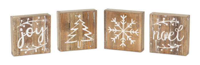 Christmas Plaque (4 Assorted)