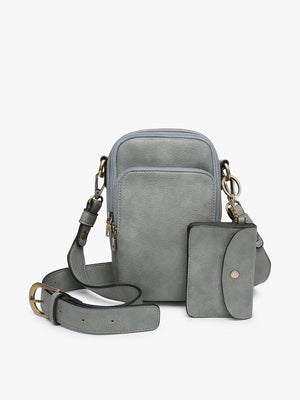 Parker 3 Compartment Crossbody w/ Pouch