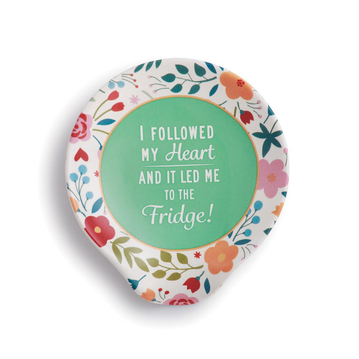 Ceramic Spoon Rest - Followed My Heart