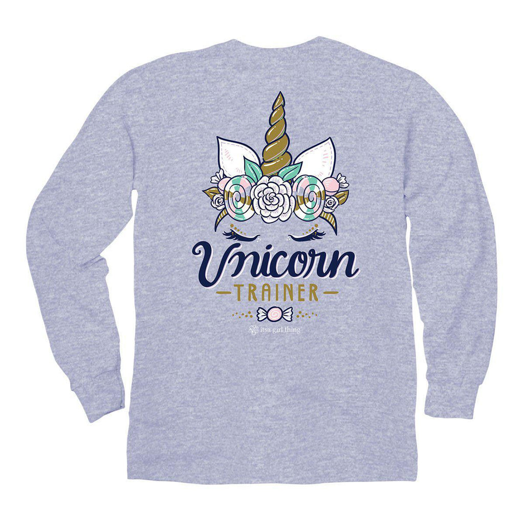 Itsa - YOUTH LONG SLEEVE - Unicorn Trainer - Sports Grey