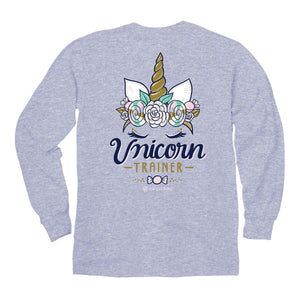 Itsa - YOUTH LONG SLEEVE - Unicorn Trainer - Sports Grey