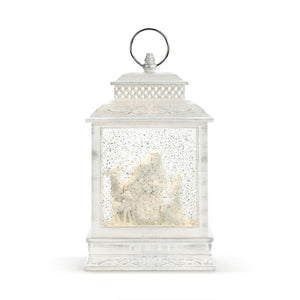 Christmas - Lit Nativity Stable Scene Lantern