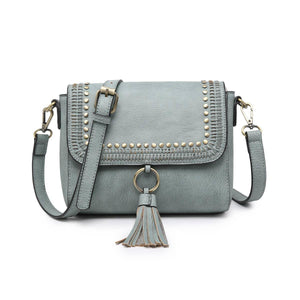Sage Studded Crossbody