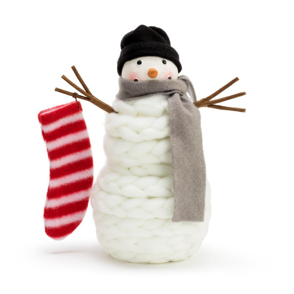 Christmas - Knit Medium Snowman Figure