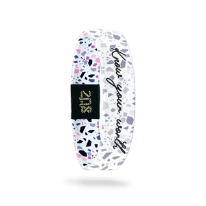 ZOX Wristband - Know Your Worth - Medium Size
