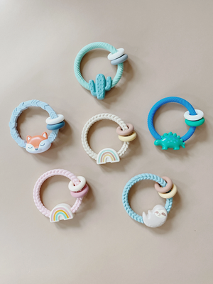 Ritzy Rattle with Teething Rings
