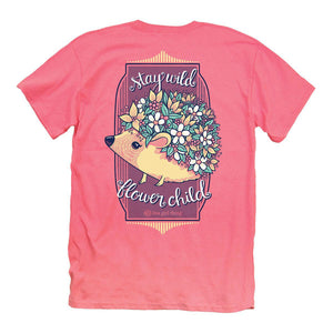 Itsa - YOUTH SHORT SLEEVE - Flower Child - Coral