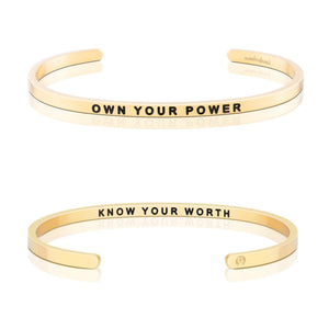 Bracelet - Own Your Power, Know Your Worth