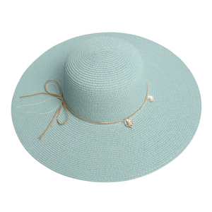 Vaughn Straw Hat with Seashell Band