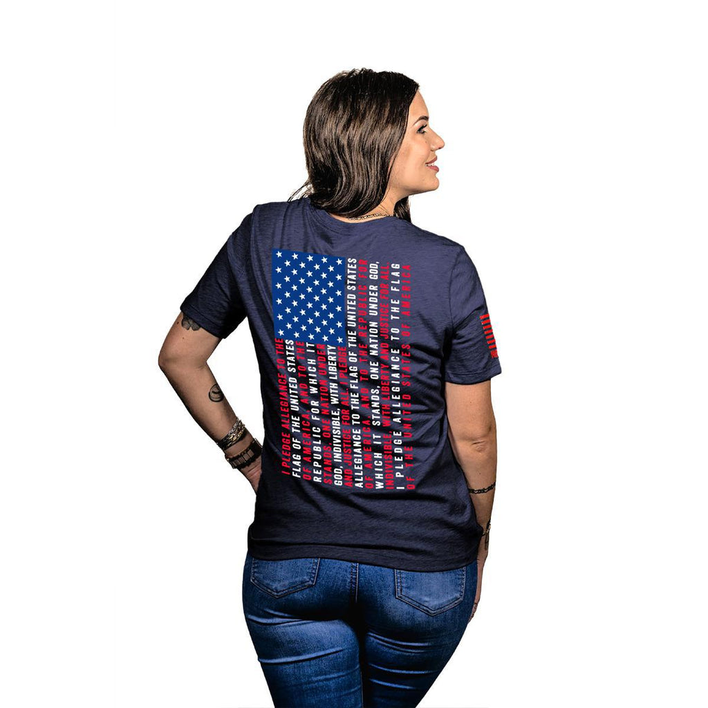 Allegiance Women's V-Neck T-Shirt - Navy